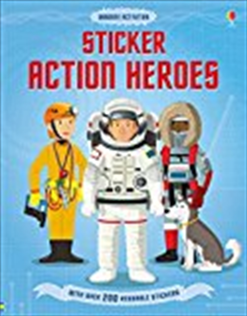 Sticker Action Heroes (Sticker Dressing)/Product Detail/Kids Colouring