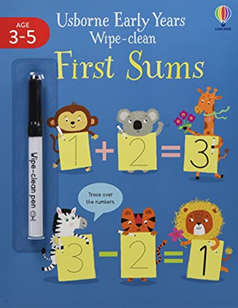 First Sums (Early Years Wipe-Clean) (Usborne Early Years Wipe-clean, 5)/Product Detail/Maths