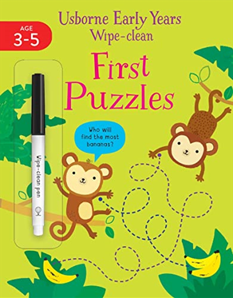 Early Years Wipe-Clean First Puzzles (Usborne Early Years Wipe-clean, 21)/Product Detail/Kids Colouring