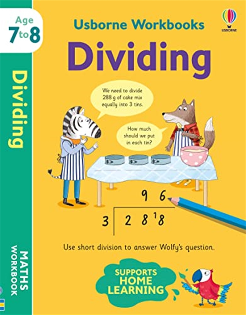 Usborne Workbooks Dividing 7 8/Product Detail/Childrens