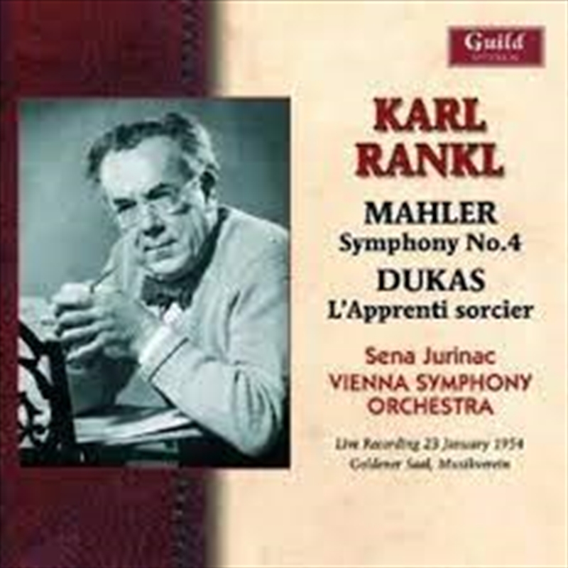 Karl Rankl: Mahler Dukas 1954/Product Detail/Classical