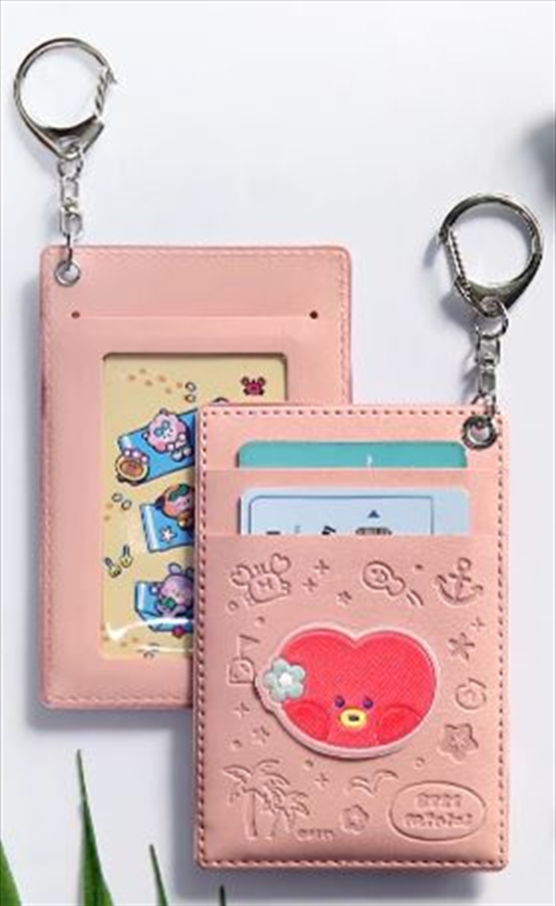 Buy BT21 Minini Leather Patch Card Holder Vacance Tata Online | Sanity
