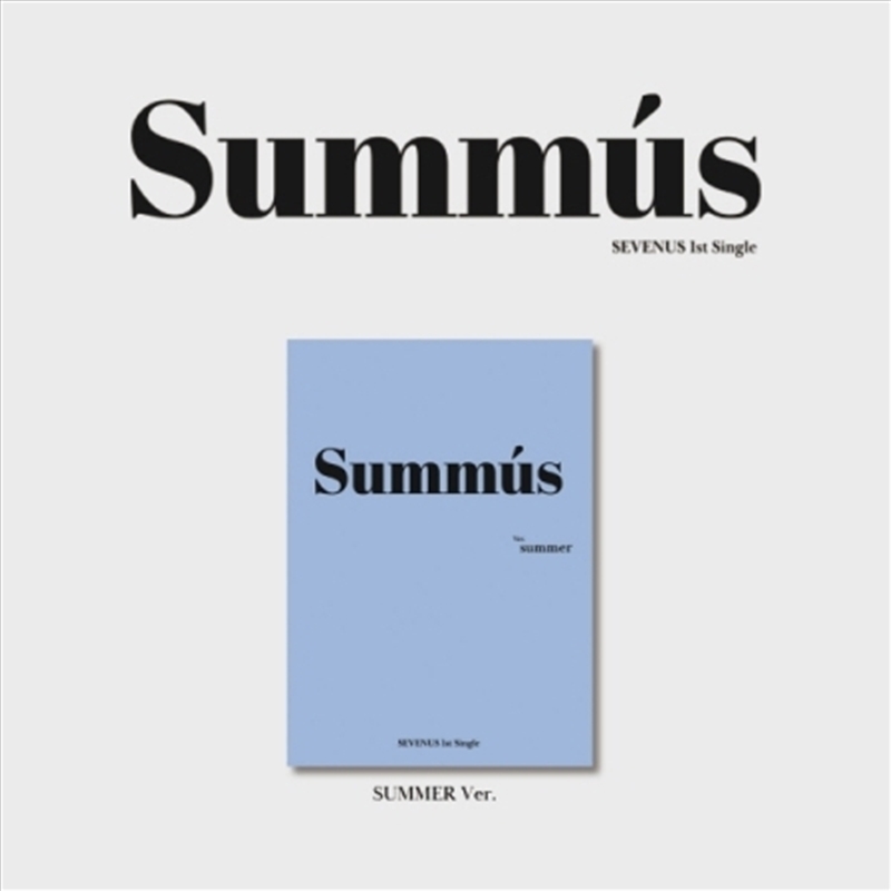 Summus 1st Single Album Summer/Product Detail/World