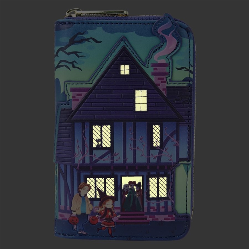 Loungefly Hocus Pocus - Sanderson Sisters' House Glow Zip Around Wallet/Product Detail/Wallets