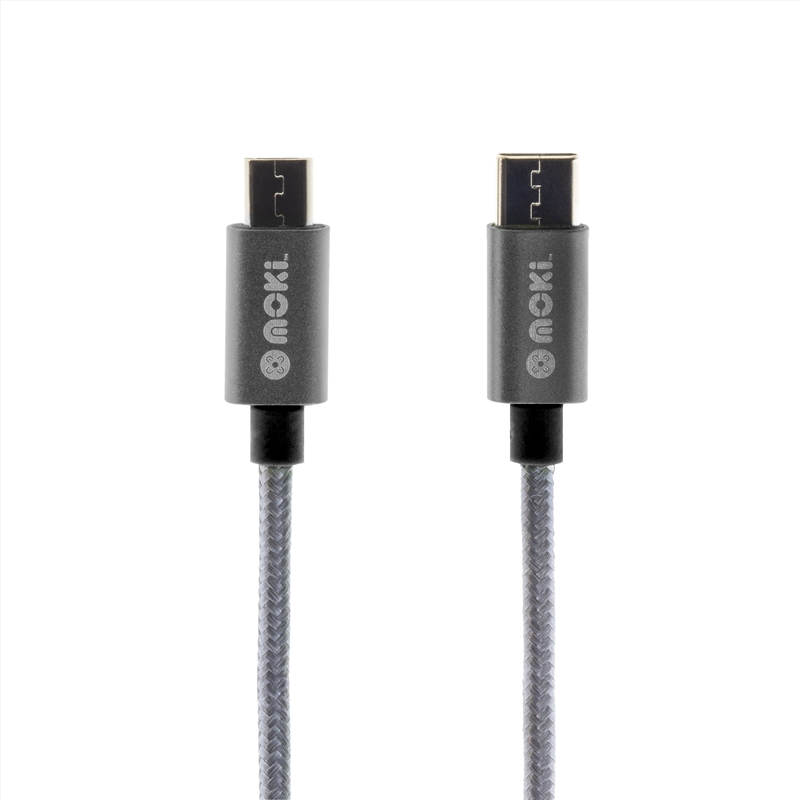 Moki Braided Type-C to Micro SynCharge Cable - 90cm - Gun Metal/Product Detail/Cables