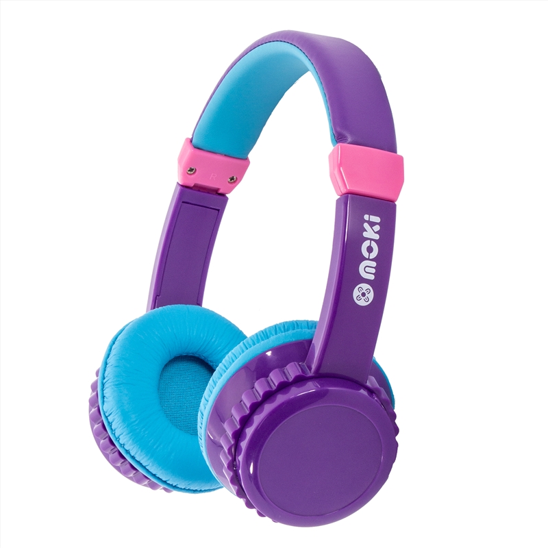 Moki Play Safe Volume Limited Headphones - Purple /Aqua/Product Detail/Headphones