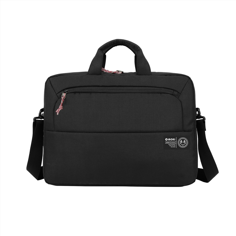 Moki rPET Series Laptop Satchel 15.6" - Black/Product Detail/Bags