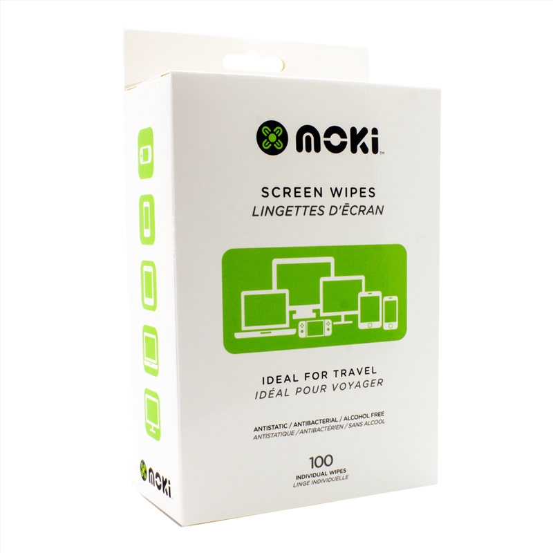 Moki Screen Wipes - 100 Box/Product Detail/Cleaners