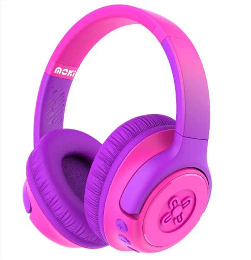 Moki Mixi Kids Volume Limited Wireless Headphones - Pink Purple/Product Detail/Headphones