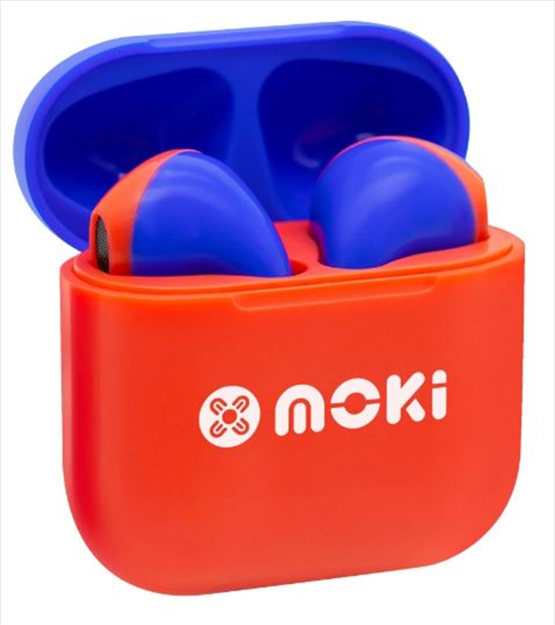 MokiPods Mini TWS Earphones for Kids Volume Limited - Red/Blue/Product Detail/Headphones