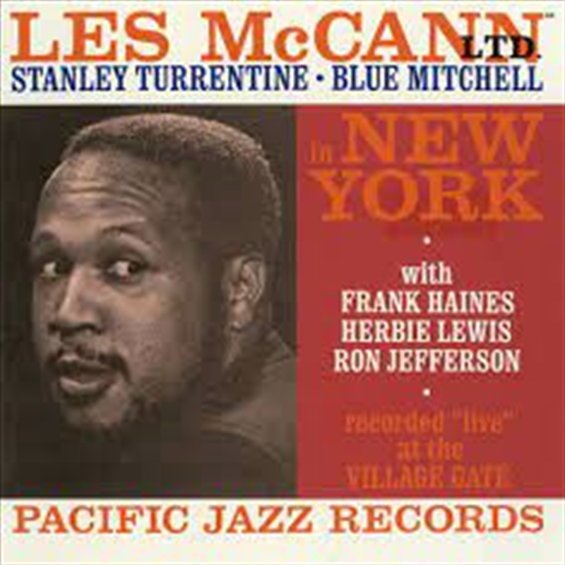 Les Mccann Ltd. In New York/Product Detail/Jazz