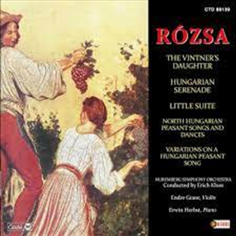 Vintner's Daughter Hungarian Serenade Little Suite North Hungarian Peasant Songs/Product Detail/Classical