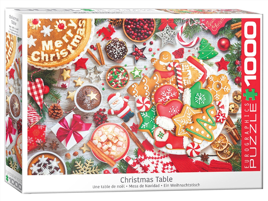 Christmas Table 1000 Piece/Product Detail/Jigsaw Puzzles