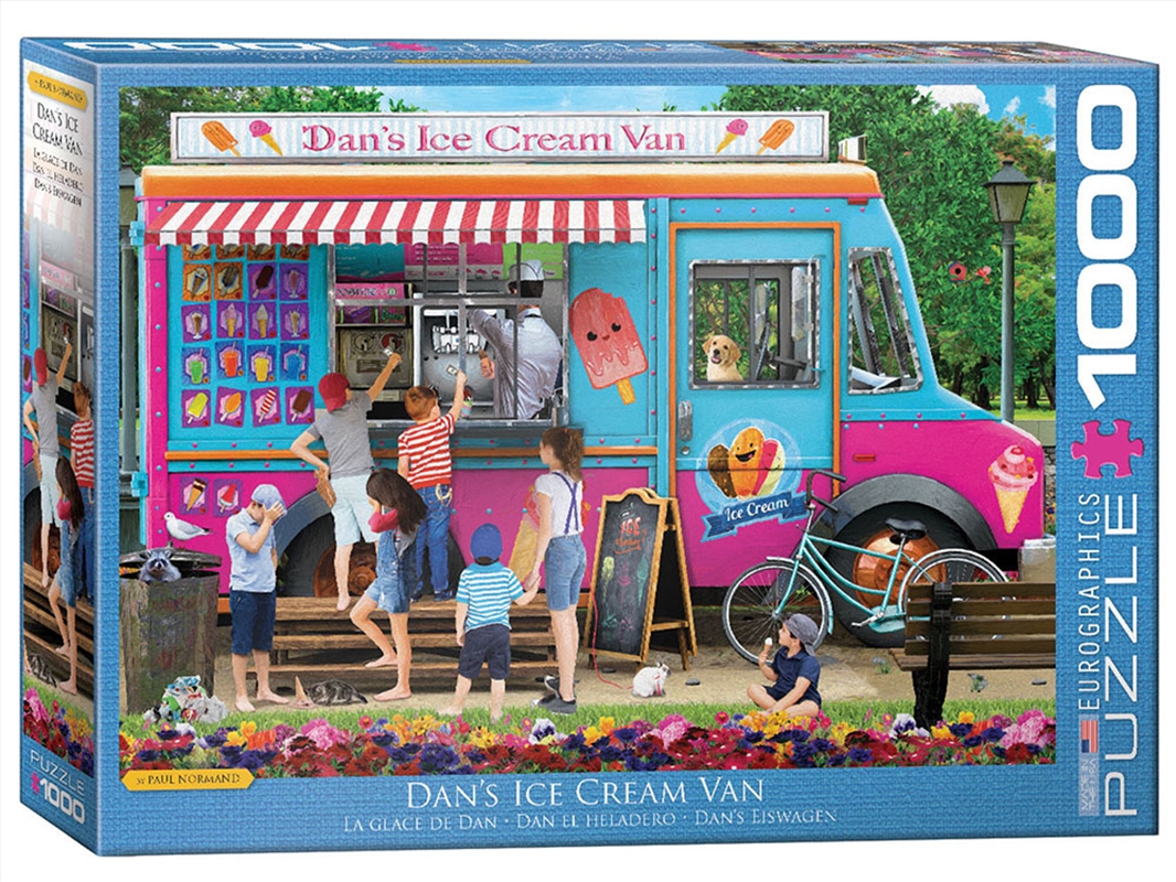 Dan's Ice Cream Van 1000 Piece/Product Detail/Jigsaw Puzzles