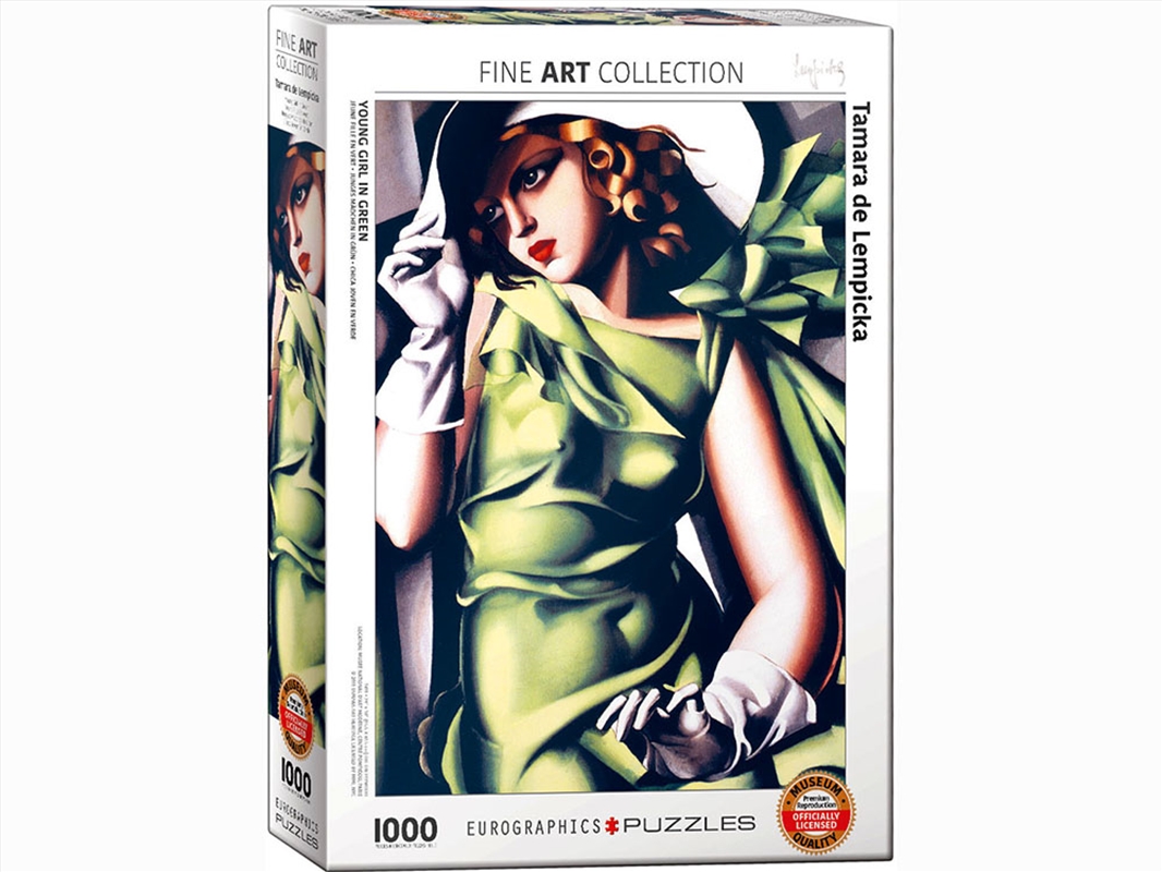 De Lempicka, Young Girl In Green 1000 Piece/Product Detail/Jigsaw Puzzles