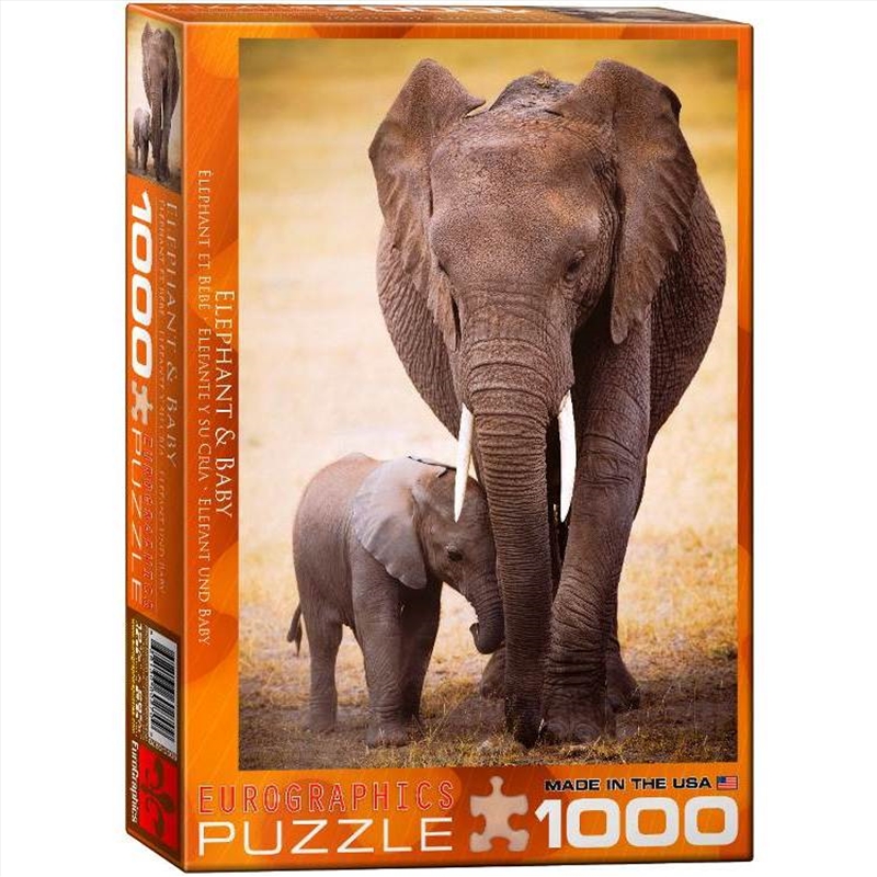 Elephant & Baby 1000 Piece/Product Detail/Jigsaw Puzzles