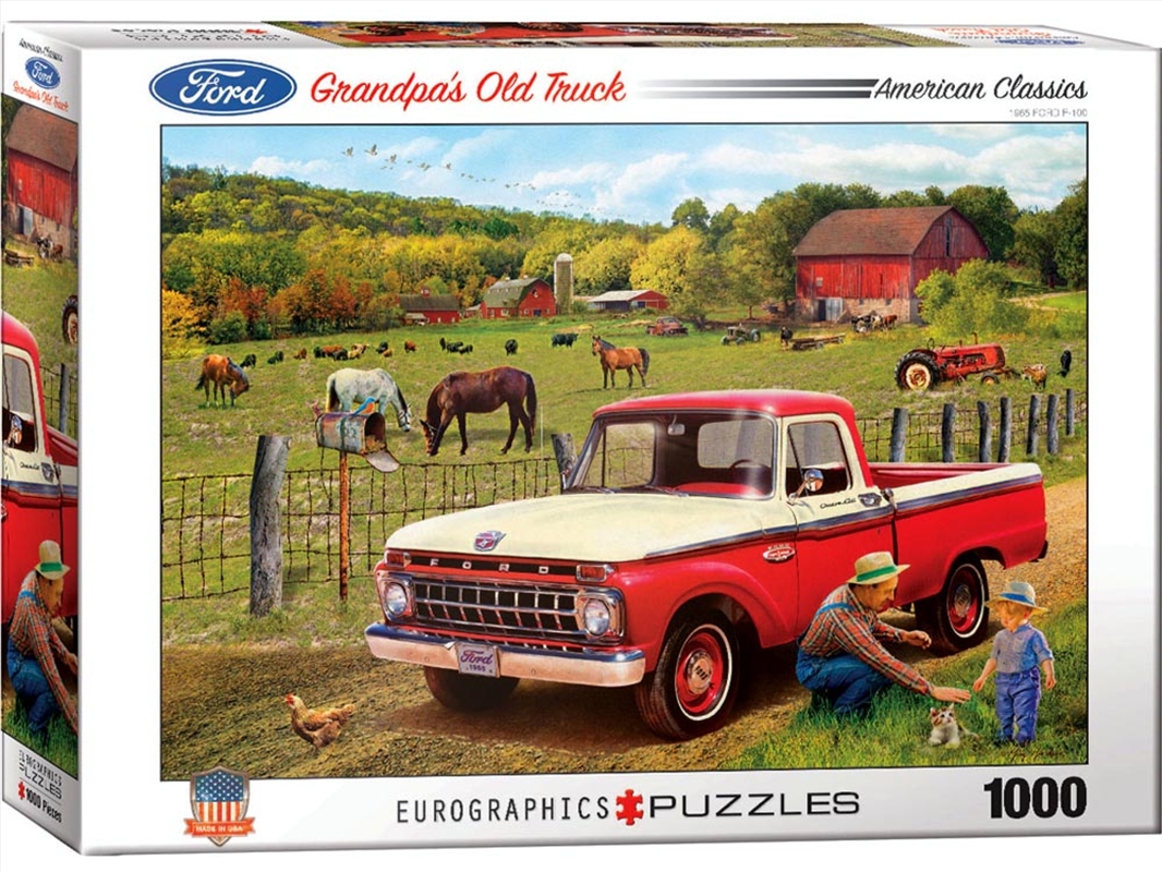 Grandpa's Old Ford Truck 1000 Piece/Product Detail/Jigsaw Puzzles