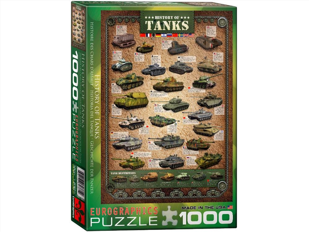 History Of Tanks 1000 Piece/Product Detail/Jigsaw Puzzles