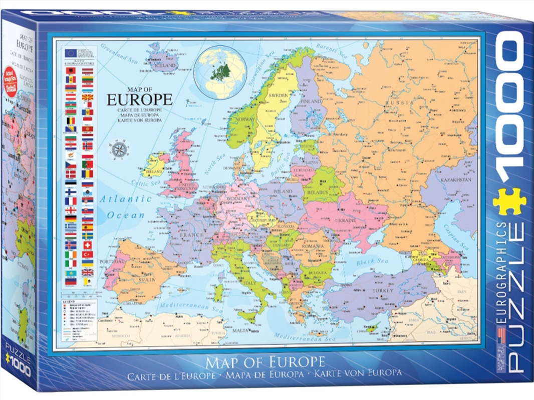 Map Of Europe 1000 Piece/Product Detail/Jigsaw Puzzles