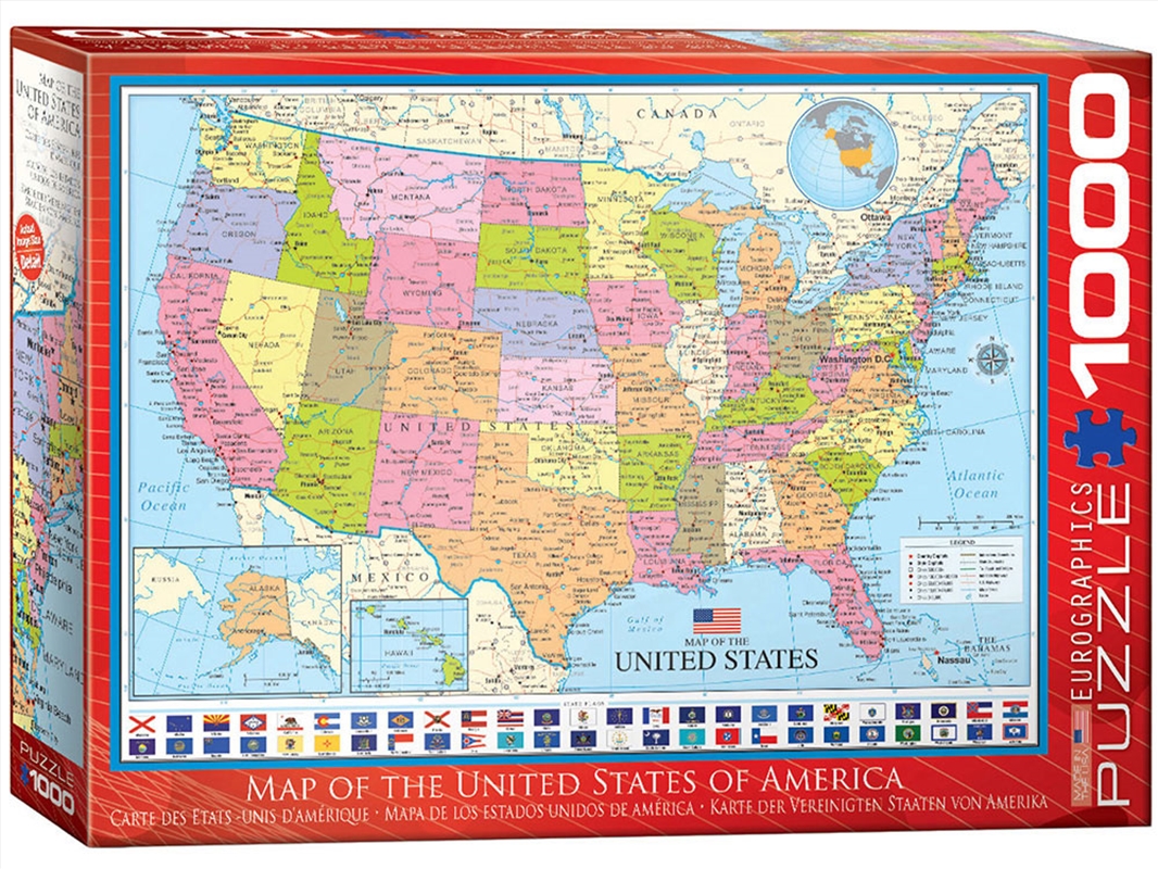 Map Of The Usa 1000 Piece/Product Detail/Jigsaw Puzzles