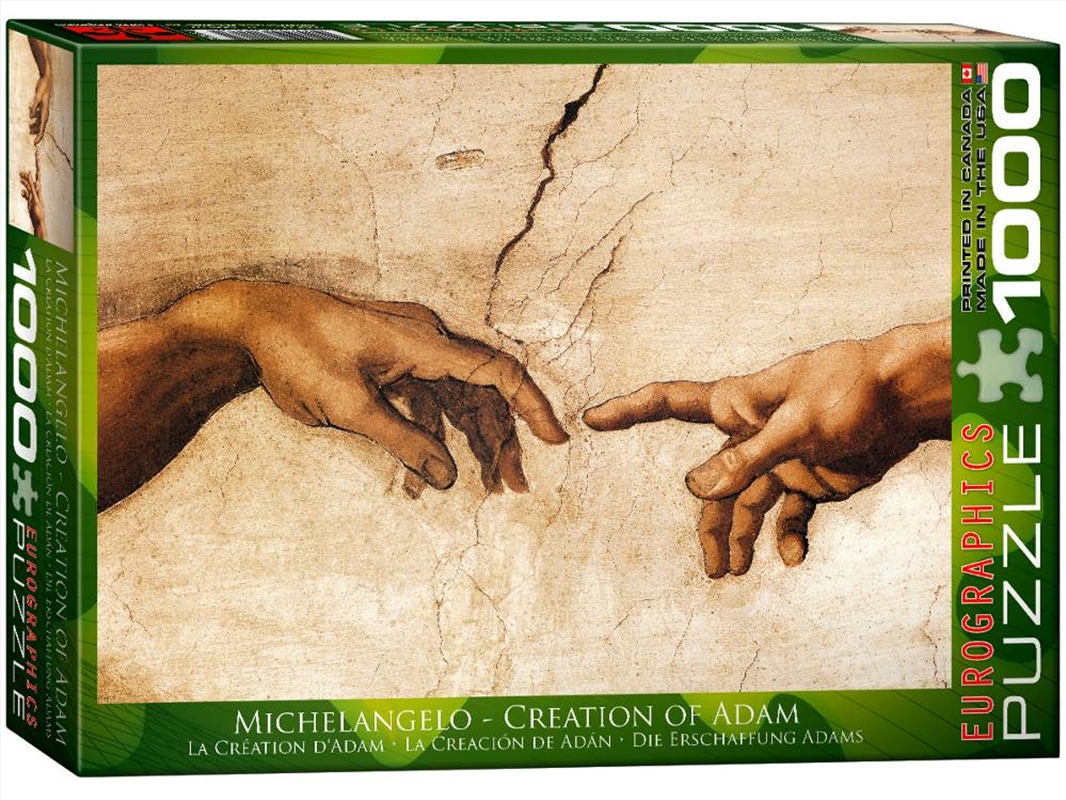 Michelangelo, Creation Of Adam 1000 Piece/Product Detail/Jigsaw Puzzles