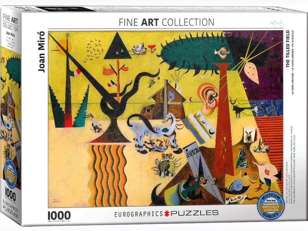 Miro, The Tilled Field 1000 Piece/Product Detail/Jigsaw Puzzles