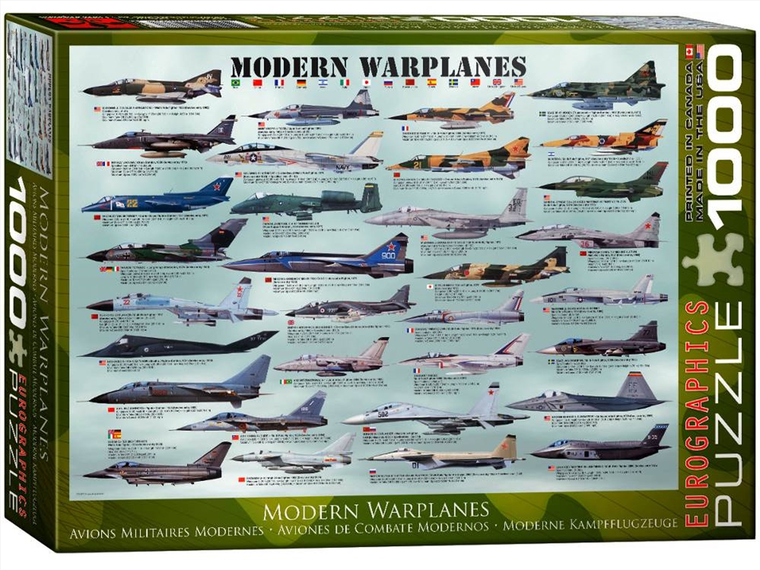 Modern Warplanes 1000 Piece/Product Detail/Jigsaw Puzzles