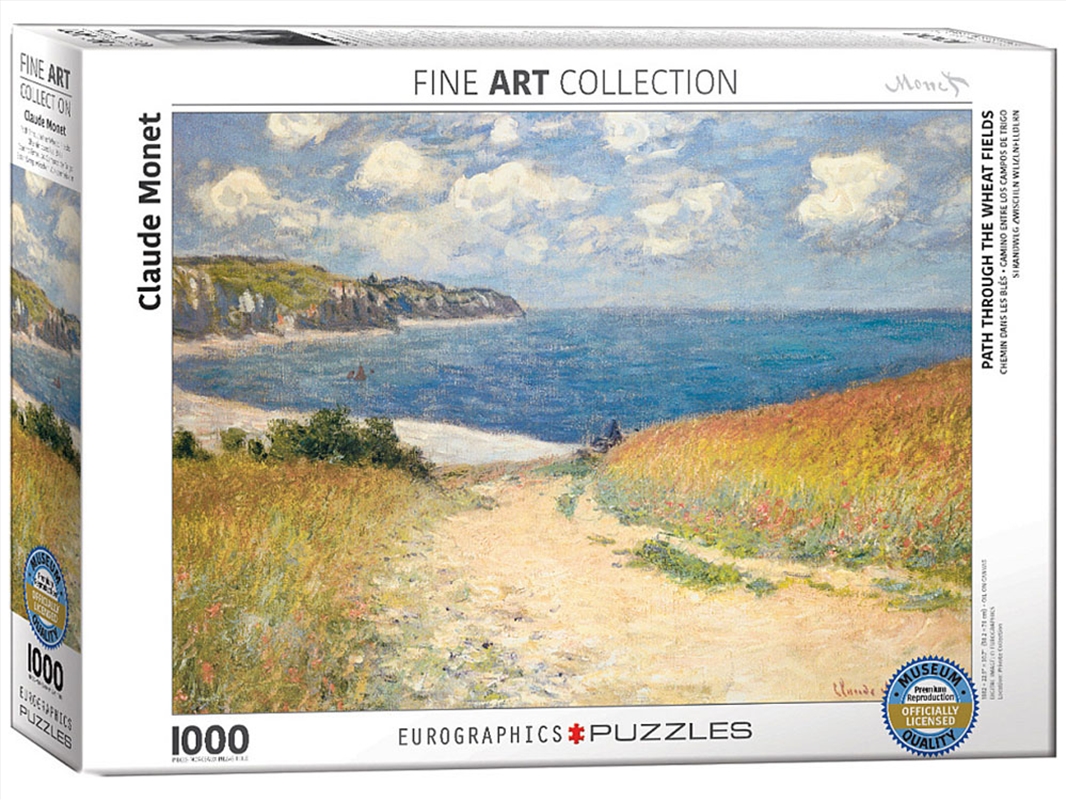 Monet, Path Thru Wheat Fields 1000 Piece/Product Detail/Jigsaw Puzzles