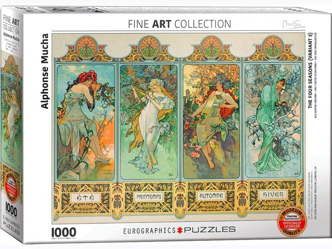 Mucha, The Four Seasons 1000 Piece/Product Detail/Jigsaw Puzzles