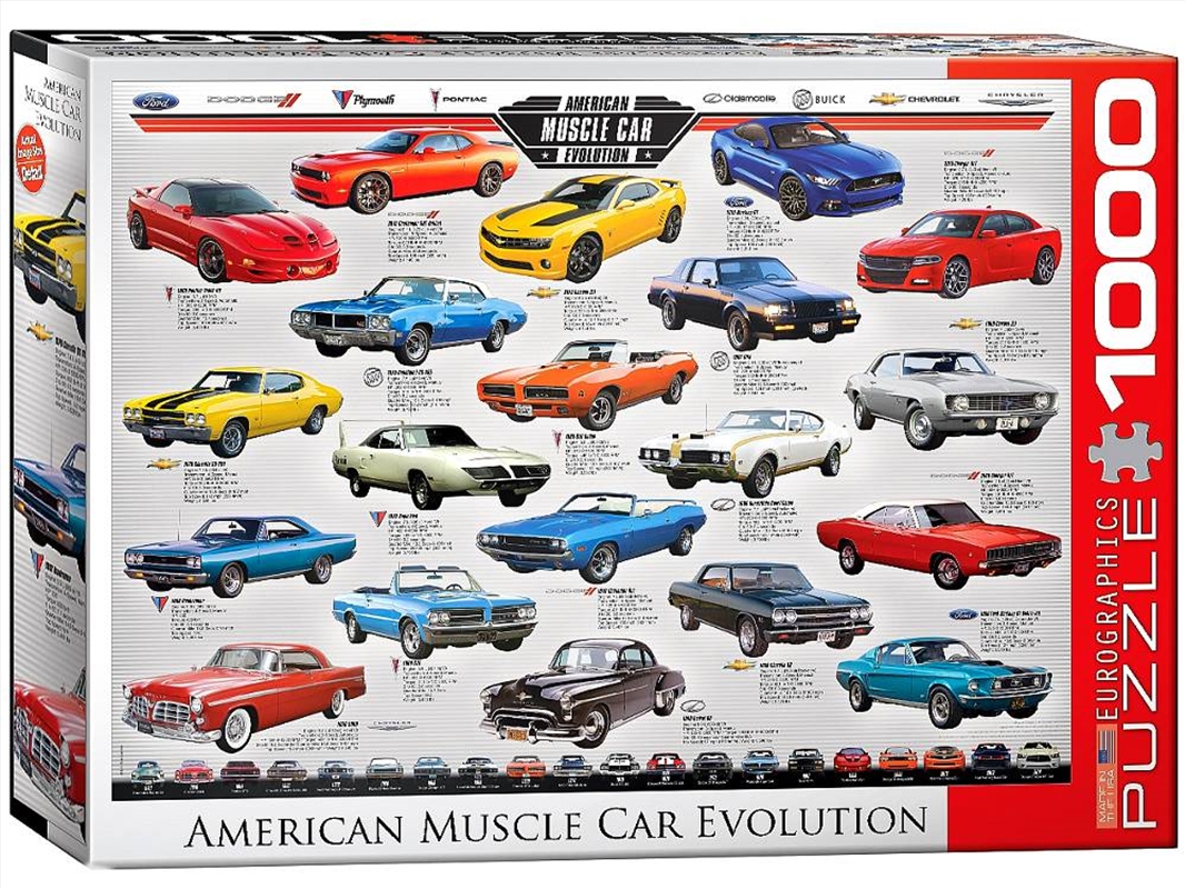 Muscle Car Evolution 1000 Piece/Product Detail/Jigsaw Puzzles