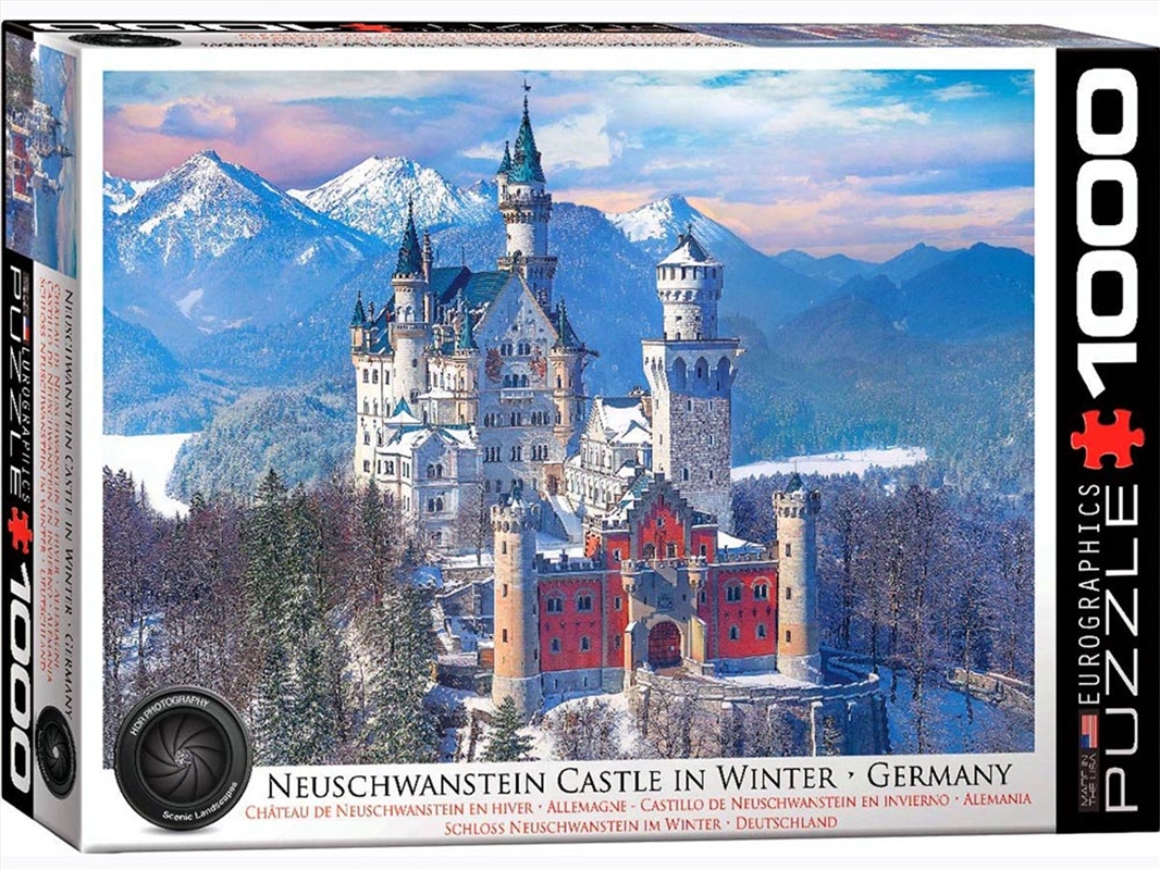 Neuschwanstein In Winter 1000 Piece/Product Detail/Jigsaw Puzzles