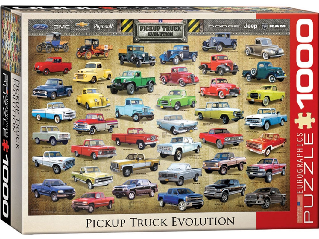 Pick-Up Truck Evolution 1000 Piece/Product Detail/Jigsaw Puzzles