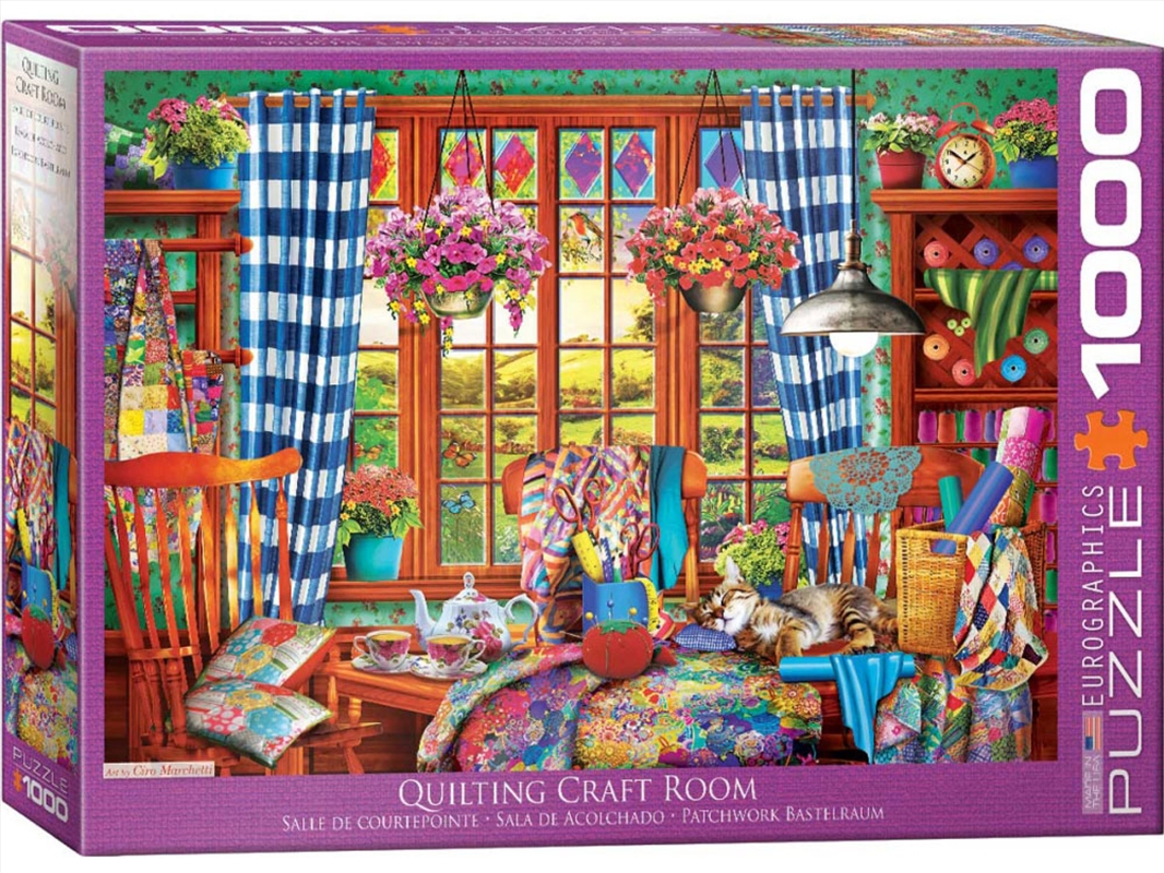 Quilting Craft Room 1000 Piece/Product Detail/Jigsaw Puzzles