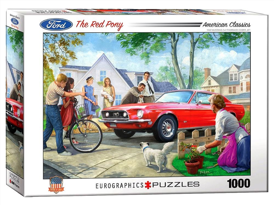 Red Pony Mustang 1000 Piece/Product Detail/Jigsaw Puzzles