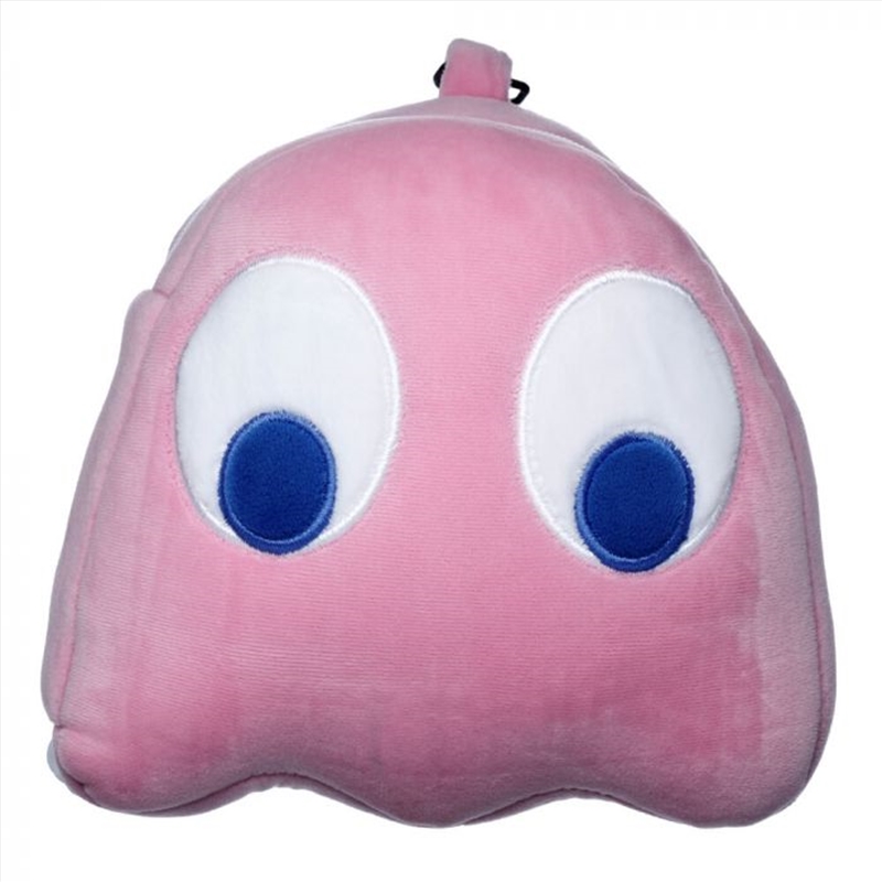 Pac Man Pink Ghost Travel Pillow & Eye Mask Set/Product Detail/Homewares