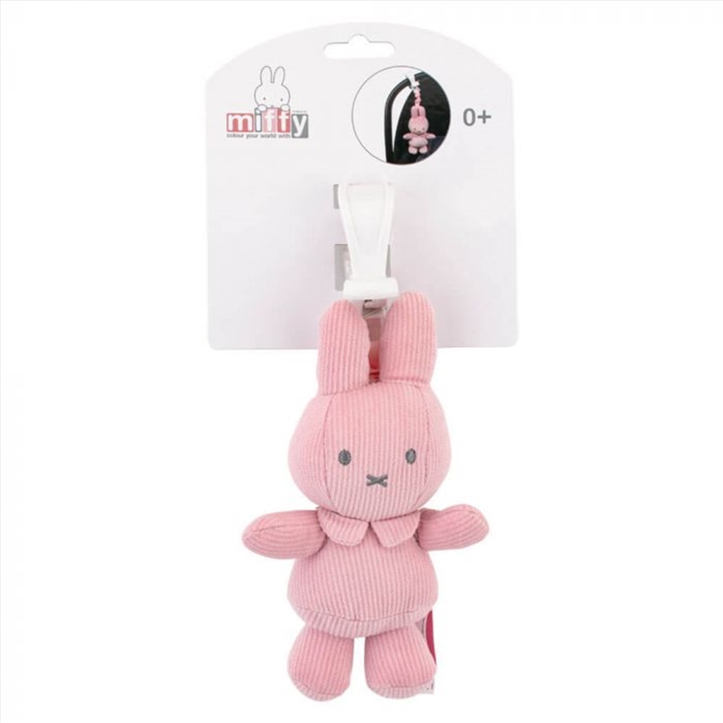 Miffy Pink Rib Clip & Go Jiggler Toy/Product Detail/Toys