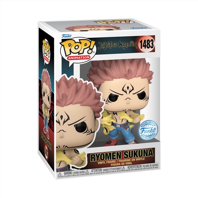 Jujutsu Kaisen - Ryomen Sukuna Pop! Vinyl [RS]/Product Detail/Standard Pop Vinyl