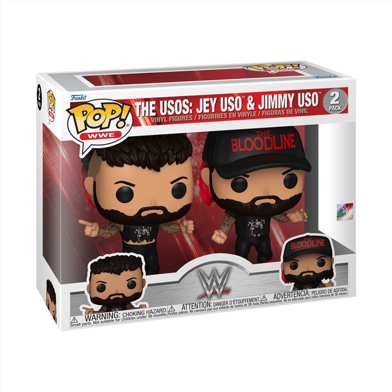 WWE - Uso Brothers Pop! Vinyl 2-Pack/Product Detail/Sport