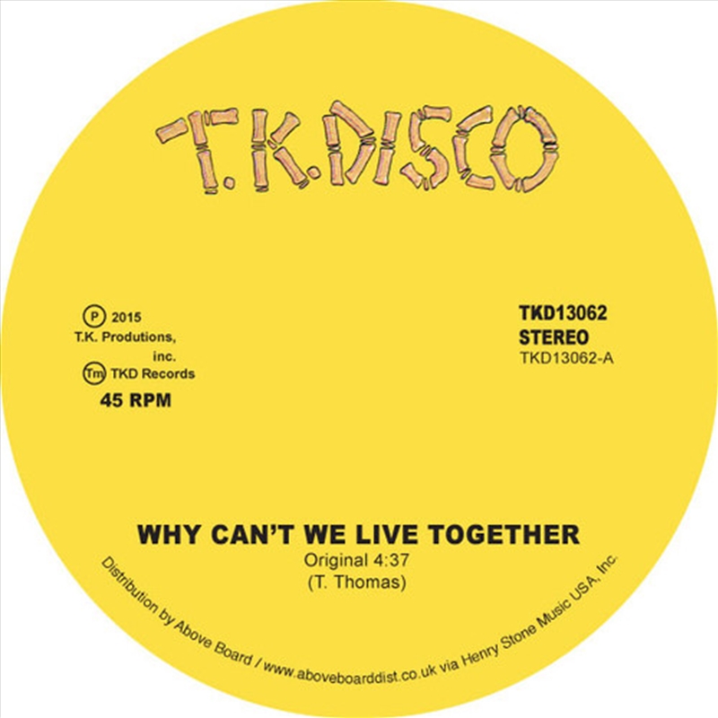 Why Can't We Live Together (Original and LNTG Remix)/Product Detail/Dance