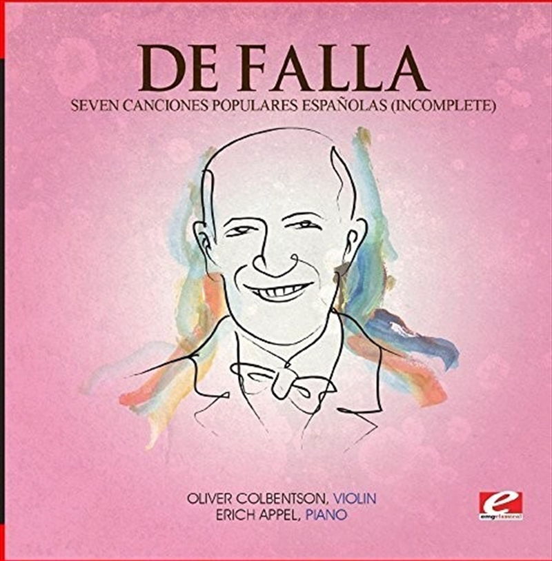 Seven Canciones Populares Espanolas (Incomplete)/Product Detail/Classical