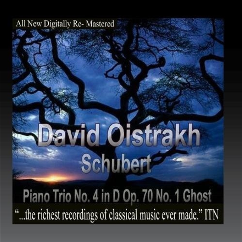 Schubert Piano Trio No. 4 In D Op. 70 No. 1 Ghost/Product Detail/Classical