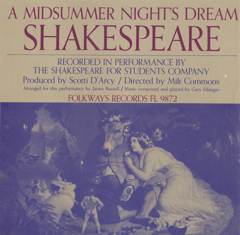 William Shakespeare: A Midsummer Night's Dream/Product Detail/Specialist