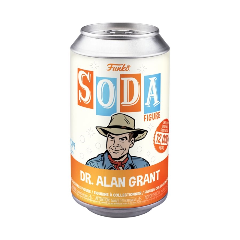 Jurassic Park - Alan Grant Vinyl Soda [RS]/Product Detail/Vinyl Soda