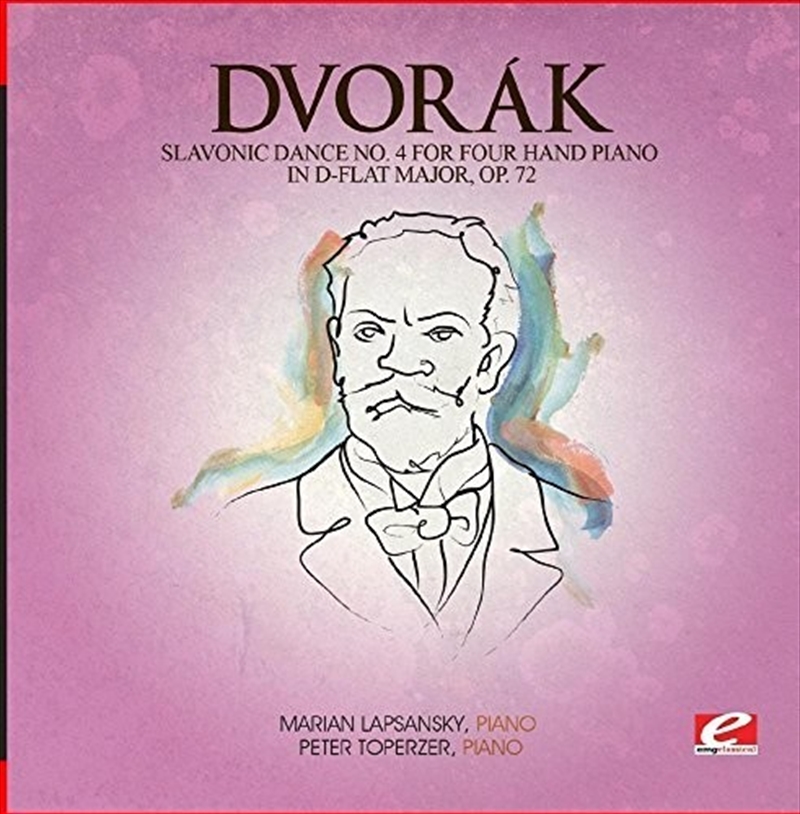 Slavonic Dance 4 Four Hand Piano D-Flat Maj 72/Product Detail/Classical