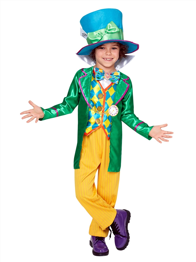 Mad Hatter Boys Deluxe Costume - Size 3-5/Product Detail/Costumes