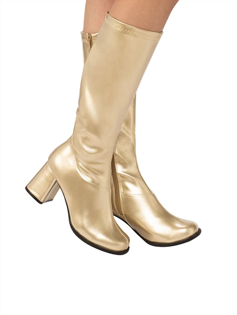 Go Go Boots, Gold - Size 9 (Ladies Us)/Product Detail/Costumes