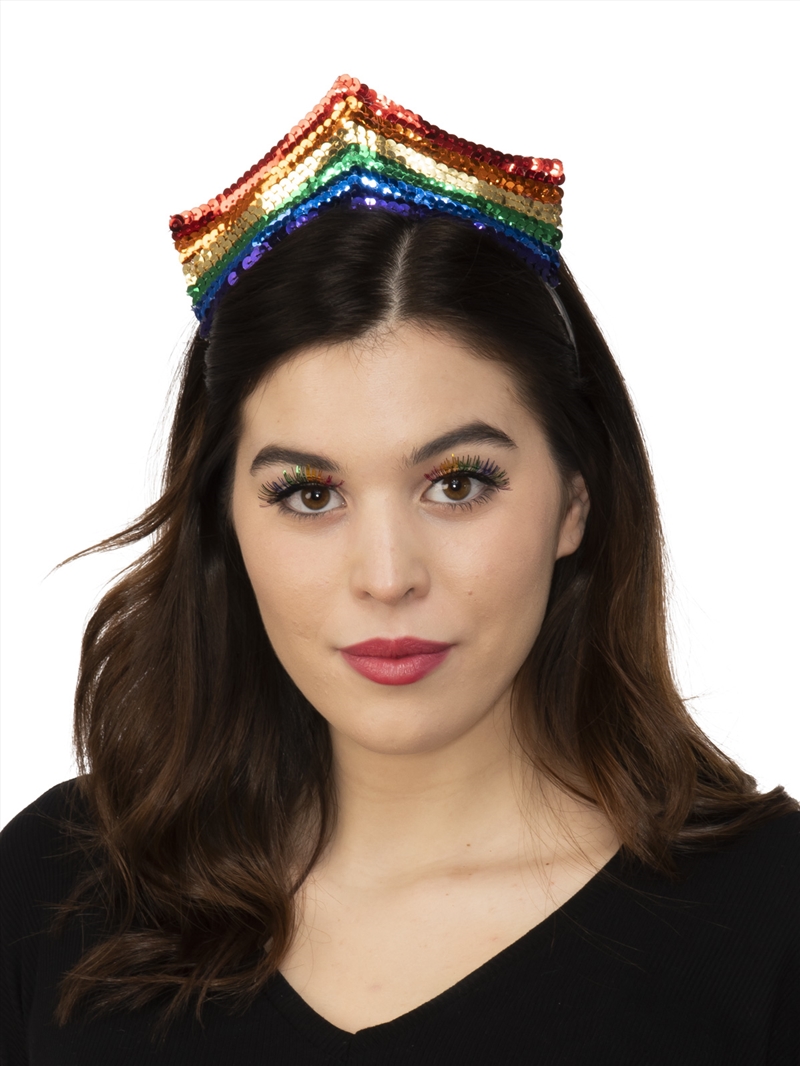 Pride Sequin Tiara - Adult/Product Detail/Costumes