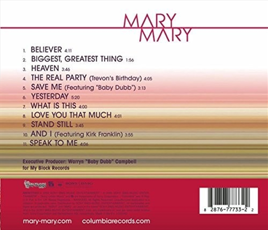 Mary Mary/Product Detail/Blues