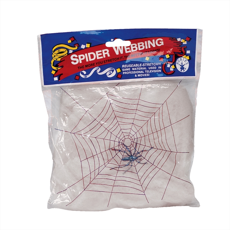 White Spider Webbing  With Spiders/Product Detail/Costumes