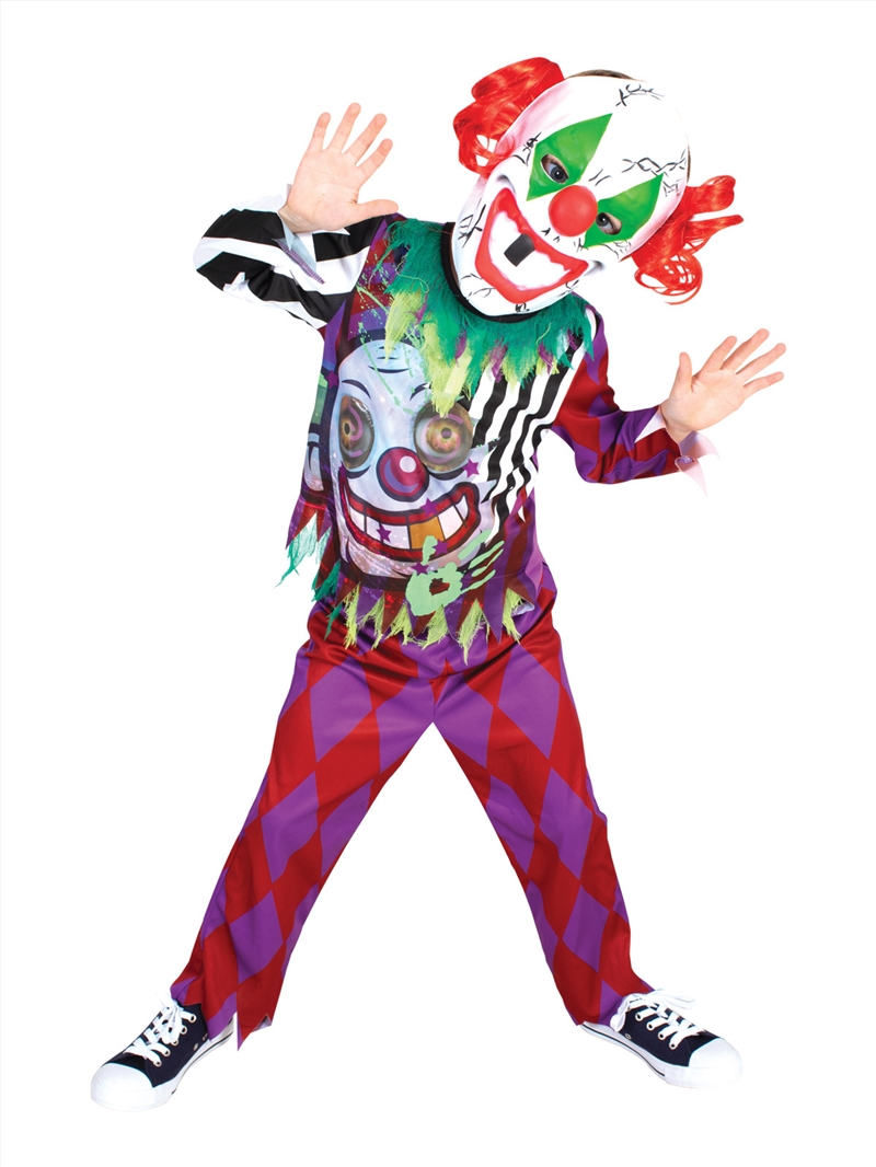 Scary Clown Lenticular Costume - Size 5-6/Product Detail/Costumes